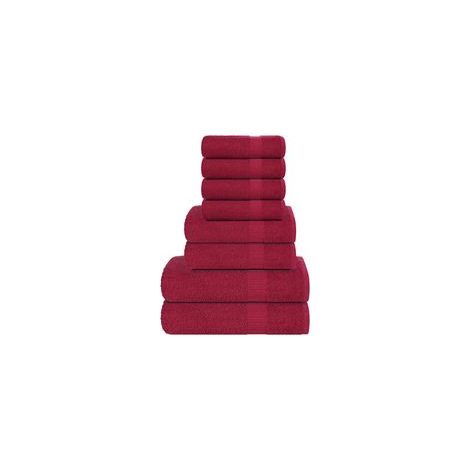 Set mit 8 FROGN Bordeaux-Servietten 360 g/m² - Crezuo (1/4)