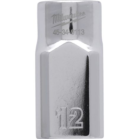 Milwaukee 4932480010 Bussola corta, attacco da 1/2", dimensione 12 mm (1/2)