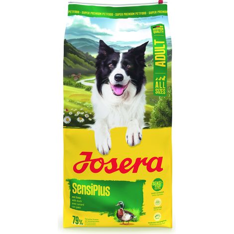 Josera SensiPlus Hundetrockenfutter Adult Sensitive 12,5 kg, Ente Trockenfutter für Hunde