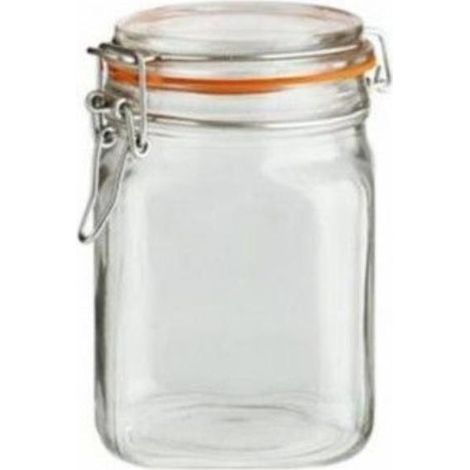 FPLUS tarro conserva cristal 0.50 lt. , TARRO CONSERVAS DE CRISTAL CON SU TAPADERA Y JUNTA HERMETICA