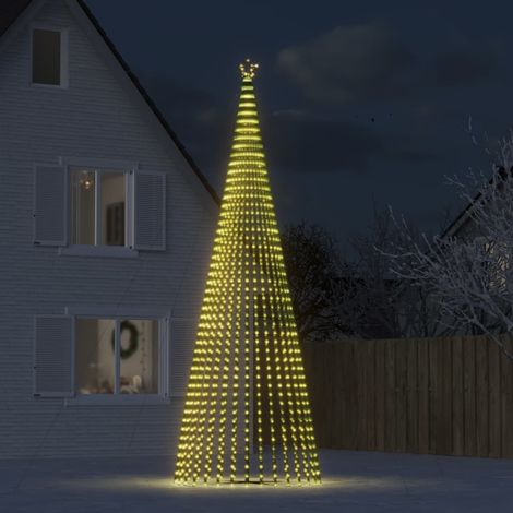 LED Weihnachtsbaum 1544 LEDs Warmweiß 500 cm