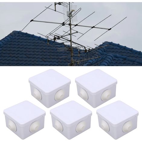 Remarques concernant l'achat : 5 pièces par sachet (5pcs) Saipu fournit des boîtes de câbles étanches en plastique avec bouchons en caoutchouc et perforations SP-P1-808050 (1/5)