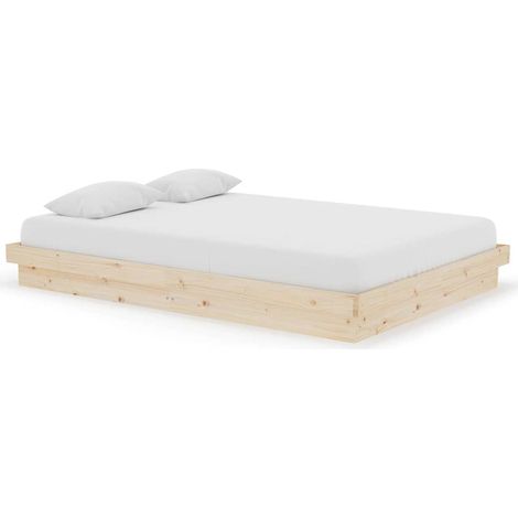 Maison Exclusive - Estructura de cama madera maciza 140x200 cm (1/5)
