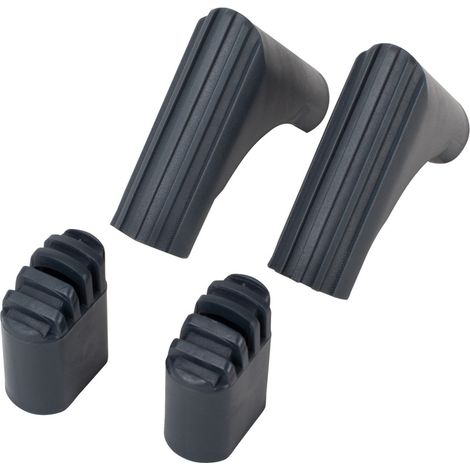Hailo Fuß-Set 4 Stück für Steig- und Stützholm Leifheit Klapptritt 30x15mm