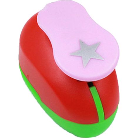 Estampeuse manuelle à levier design unique, économique, facile à utiliser, pour enfants, forme ronde 16mm, DIY. (1/5)