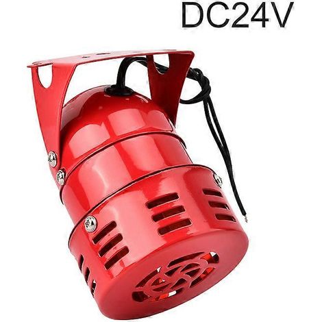 Mini sirena metálica con motor para alarma Ms-290, sistema de sonido de bocina de alarma accionada por motor eléctrico para vehículos de transporte industrial y prevención de incendios. (1/5)