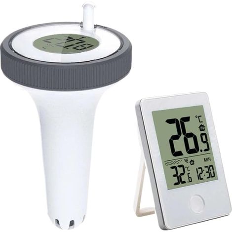 Thermomètre à Eau Thermomètre De Piscine Numérique Flottant For L'extérieur, Idéal For Les Piscines, Les Salles De Bain Et Les Aquariums. (1/5)