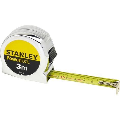 Stanley PowerLock Classic Pocket Tape 3M - Metric Only