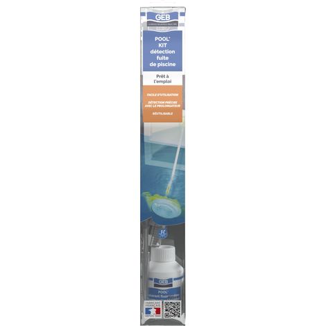 Kit de détection des fuites pour Piscine et Spa. Prêt à l'emploi, Facile à Utiliser et réutilisable jusqu'à 26 Tests, Jaune (1/5)