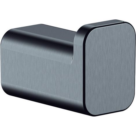 Hansgrohe AddStoris - Gancho, cromo negro cepillado 41742340