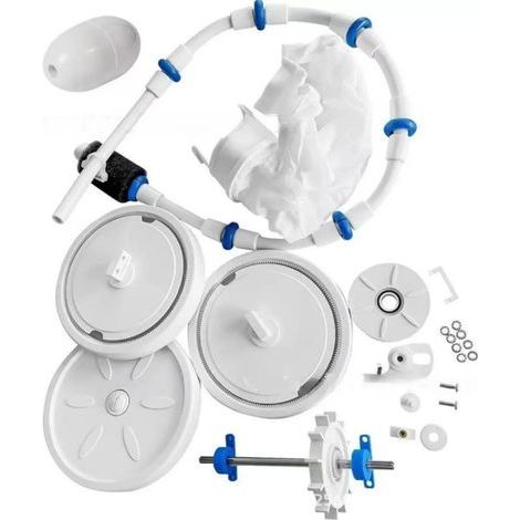 Überholungs- und Reparaturset für Polaris 180 und 280: Räder, Lager, Reifen, Taschen, Auspuffrohre (1/4)