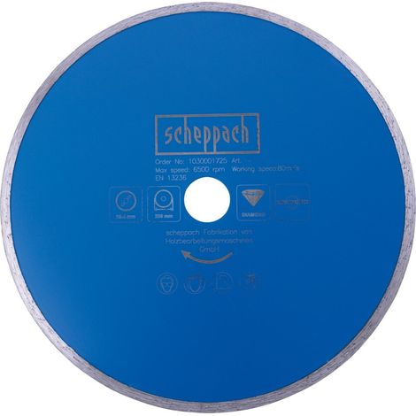 Disco diamantato 230 mm per tagliapiastrelle fs4700 Scheppach