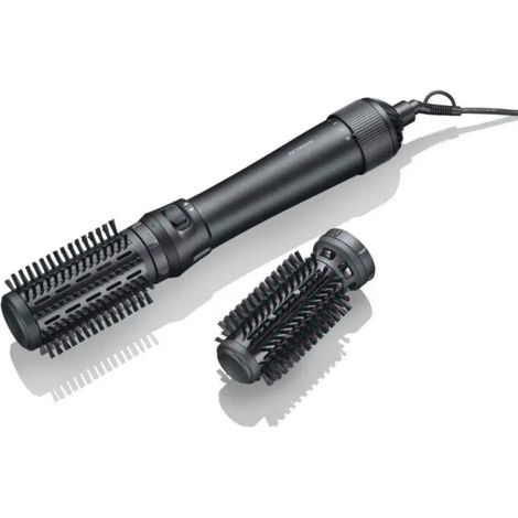 Severin WL 0241 Utensilio de peinado Cepillo de aire caliente Caliente Negro 1000 W 1,8 m