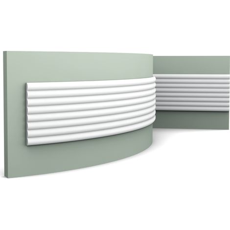Carton complet de 8 panneaux Muraux 3D Flexible à motifs répétitifs W110F - L200 x H25 x L1.6 cm - ORAC DECOR (1/5)