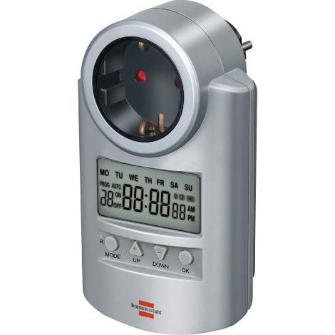 [JAMAIS UTILISE] Brennenstuhl Prise Primera-Line Timer (minuterie hebdomadaire avec fonction de compte à rebours et protection des enfants)