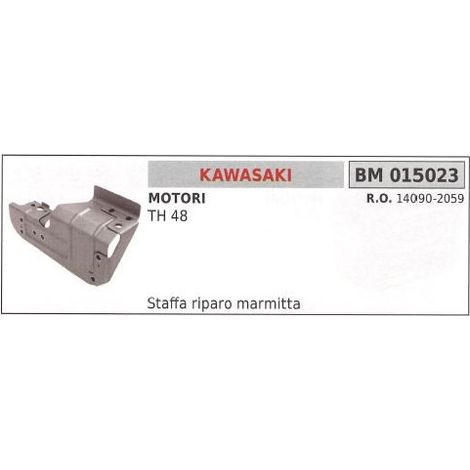 Staffa Protezione Marmitta KAWASAKI tagliasiepe TH 48 015023