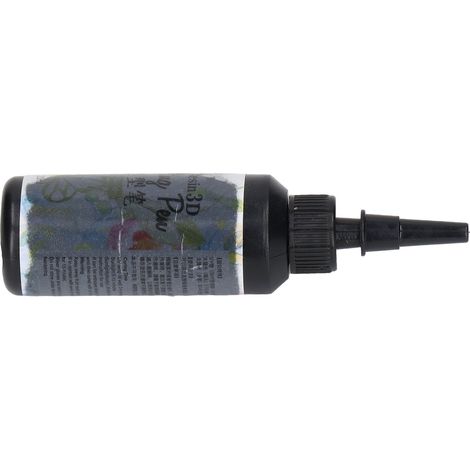 Stylo de modelage en résine UV 20 ml - Stylo de contourage 3D en résine UV à séchage rapide - Forme unique pour le traçage DIY - Or (1/5)