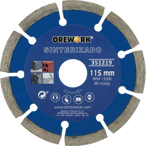 Disco diamante sinterizado Orework 115 mm