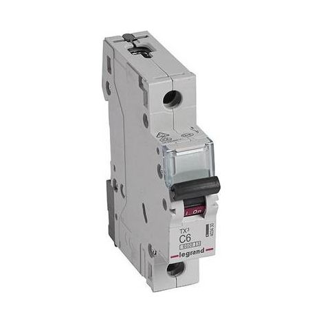 Interruttore automatico Legrand tx3 6A 6000A 1 polo