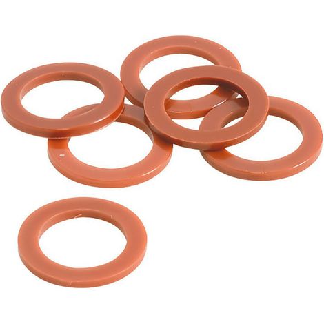 Ablassschraubendichtungen x 6, Nylon, Durchmesser 14,5 x 22 mm