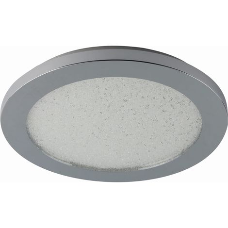 Plafonnier LED Candellux Pixel 22cm chromé 12W variable (1/2)