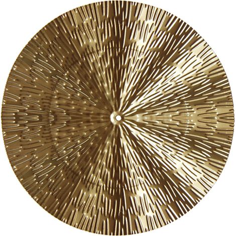 [Decoración de pared] Metal color dorado para sala de estar, dormitorio, oficina y fiestas, varios tamaños disponibles (13,5-25,5 cm, hierro, peso variable, 1 pieza) (1/5)