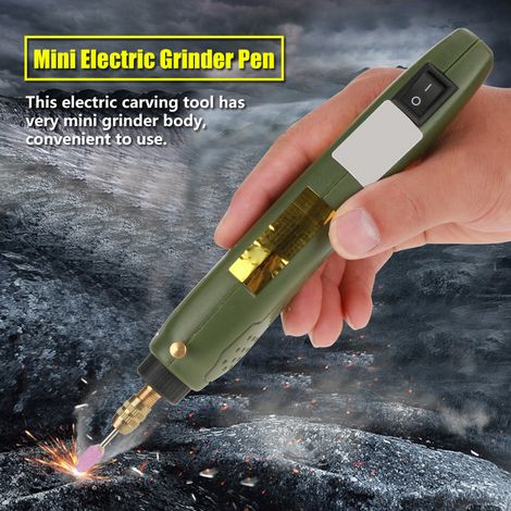Mini outil électrique de gravure et de polissage avec stylo, perceuse et meuleuse rotative à main, prise US 100-240 V (1/5)