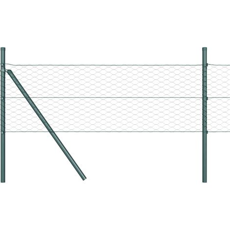 Maison Exclusive - Ground Fix Geschweißter Drahtzaun 50 x 0,4 m (