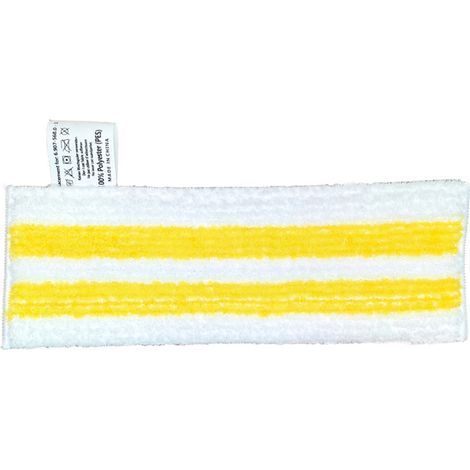 Chiffon vapeur double bande jaune. 1 pièce. pour nettoyeur Kärcher SC1-5 CTK10 (1/5)