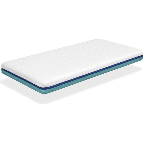 KINDERMATRATZE 70X160 - Hohe 13 CM BASIC PRO - H2 - Abnehmbar, ergonomisch und atmungsaktiv - ideal für Nestbetten und Montessori-DORMALIT