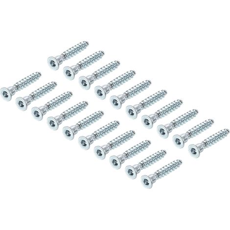 50 Pièces Vis de Confirmation pour Meubles 6,3x40mm Vis à Bois (1/5)