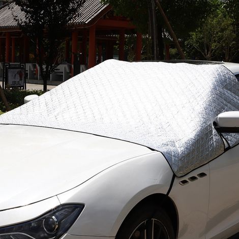 Funda protectora para parabrisas de coche, plegable y magnética, universal, anticongelante, antinieve, antiUV y antipolvo (B)