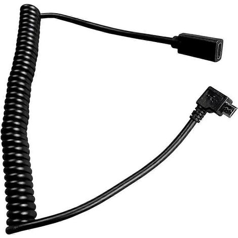 Câble USB-C femelle vers micro-USB mâle pour synchronisation, charge et données OTG, compatible avec téléphones et tablettes. Durable. (1/5)