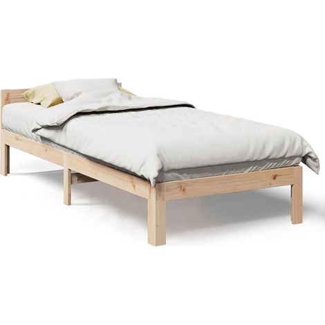 Maison Exclusive - Giroletto senza Materasso 90x200 cm in Legno Massello di Pino
