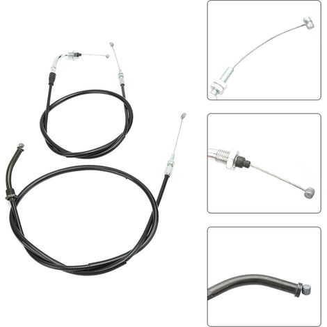 Jeu de câbles d'accélérateur en acier pour CB350F CB500 FT500 CB550 CB750 (1/3)