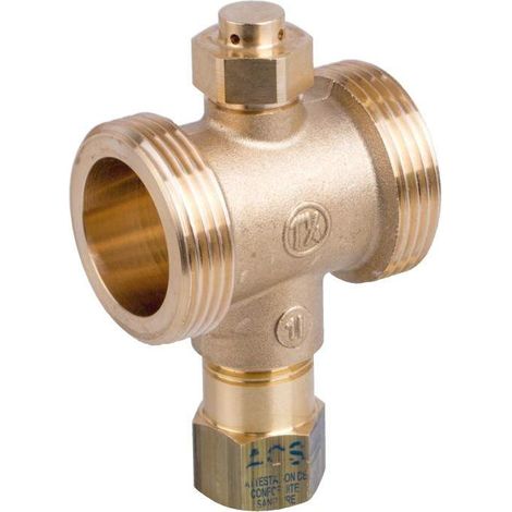 Giacomini – Vanne antigel pour PAC monobloc extérieur – Corps laiton – Température d’ouverture 1°C – Pression max 8 bar – Unité de vente 1 pièce (1/2)
