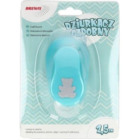 Perforatrice decorativa - Orsetto di peluche 2,5 cm MIX