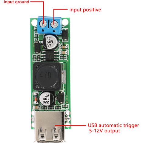 DC-DC 12V/24V zu USB QC3.0 Schnellladeplatine (1/5)
