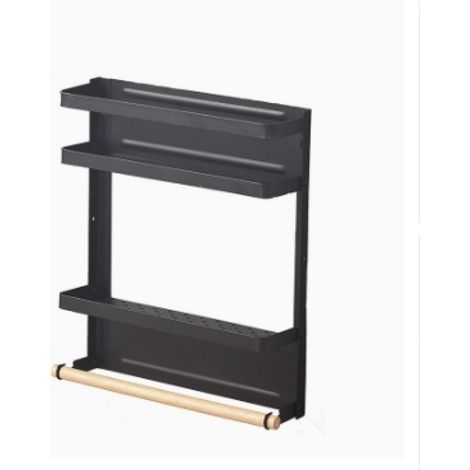1 Étagère réfrigérateur,Acier inoxydable,Porte-essuie-tout,Magnétique,Sans perçage,Cuisine (1/5)