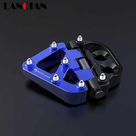S'applique aux accessoires de moto 890 SMT/SM T 2023-2024-2025 : rallonge de pédale de frein arrière, repose-pieds, extension élargie 890SMT 2025+ (bleu) (1/5)