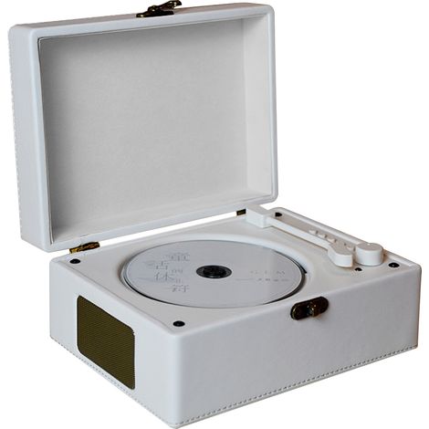 Lecteur CD BT 5.0 Music U Disk Album Haut-parleurs intégrés portables avec télécommande, lecteur de bureau, design vintage, haut-parleurs HiFi, entrée audio, meilleur cadeau (1/5)