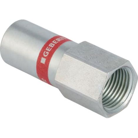 Geberit Mapress Acier C Raccord de transition avec filetage intérieur et extrémité à emboîter, DN 100 / 15, dø 108 mm, 21922