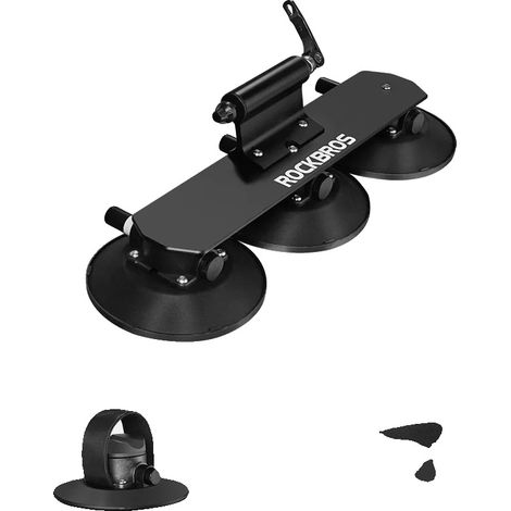 Portabicicletas de techo con ventosas de liberación rápida, XP1001BK (1/2)