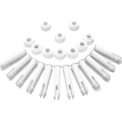 12 Kunststoff-Poolstifte und 12 Dichtungen. Passend für runde Intex-Metallpools (13–24 Zoll) und rechteckige Intex-Metallrahmenpools. Intex 28270–28273 (5,5 cm/2,16 Zoll) (1/4)
