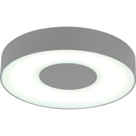 Lutec Ublo Lampada da Esterno a LED Integrato 16.5 W, Grigio Chiaro, 26.3 X H 4.5 cm (1/3)