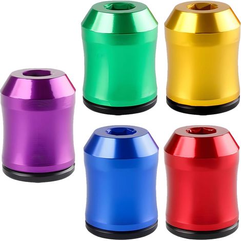 5 embouts magnétiques porte-embouts 1/4 pouce anneau aimanté puissant pour vis et écrous lot de 5 (1/5)