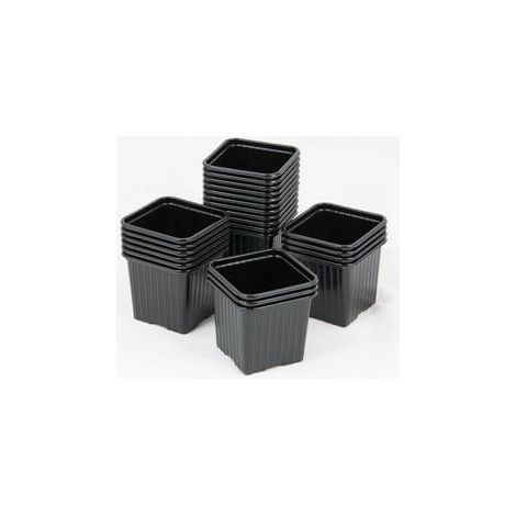 Saateimer 8 x 8 x 7 cm SCHWARZ (x100) (1/2)
