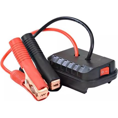 Tragbares Starthilfegerät, 18–21 V Konverteradapter, Autobatterie-Booster, kompakter Wechselrichter mit Aufladen mehrerer Geräte, Quick-Boost-Technologie, ideal für LKWs, Camping