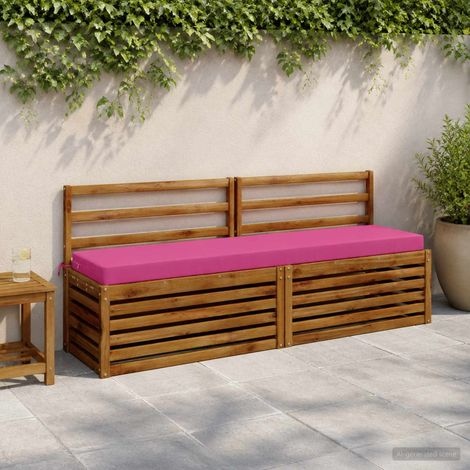 vidaXL Coussin de banc SOEST 100 % polyester Rose 170 x 40 x 8 cm (1/5)