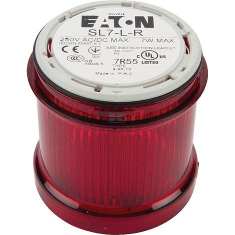 Columna se帽al. sin l谩mp. roja EATON SL7LR